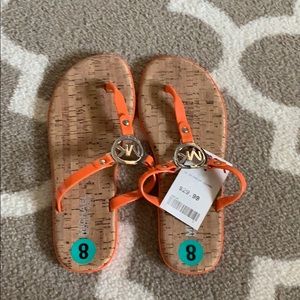 michael kors flip flops